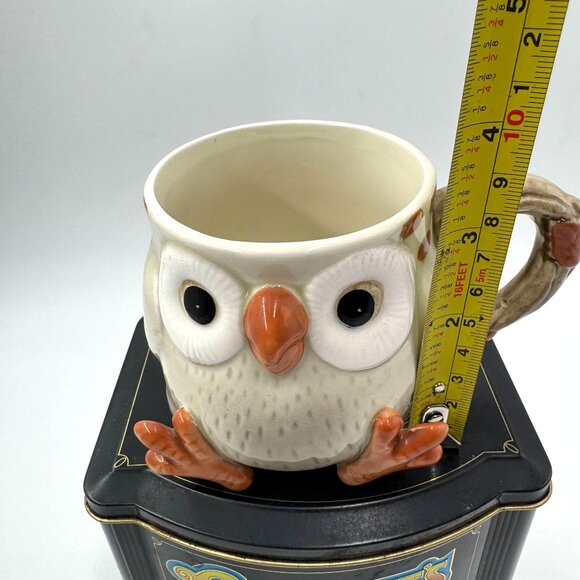 VTG 1978 Fitz And Floyd Japan Owl Ceramic Coffee/Tea Mug Balboa Island, CA - Picture 4 of 7